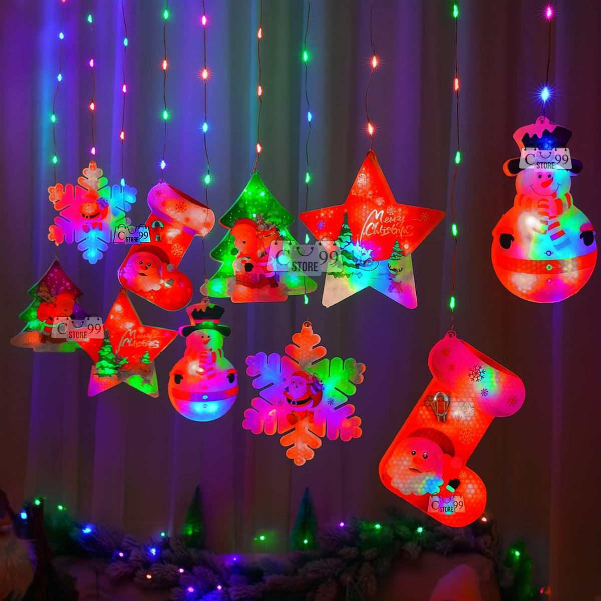 🎅 Decoraciones Navideñas con Luz LED