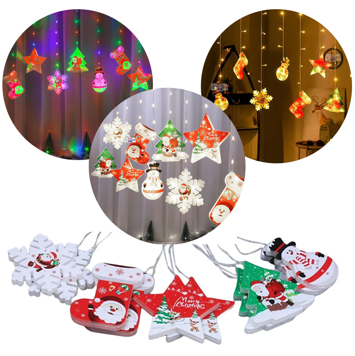 🎅 Decoraciones Navideñas con Luz LED